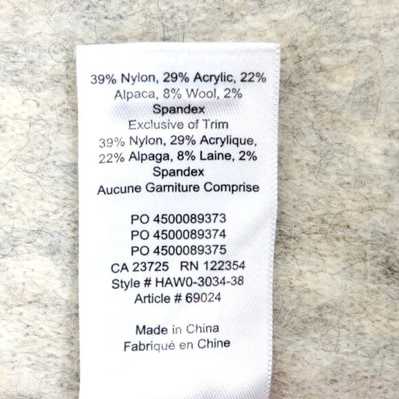 NEW! Babaton The Group Bandini Cross Over Faux Wrap Sweater Alpaca Wool Blend M - Picture 13 of 14